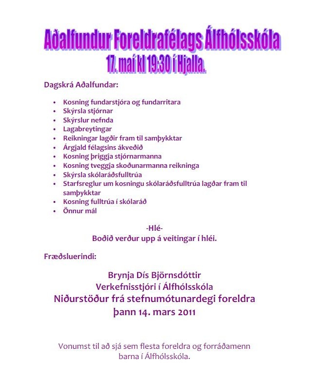 aalfundur17.5.11